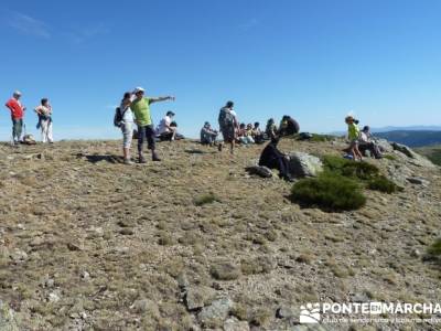 Refrigerio alto Pico del Nevero - Senderismo Sierra Guadarrama; rutas y senderismo